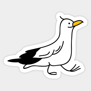 Funny seagull Sticker